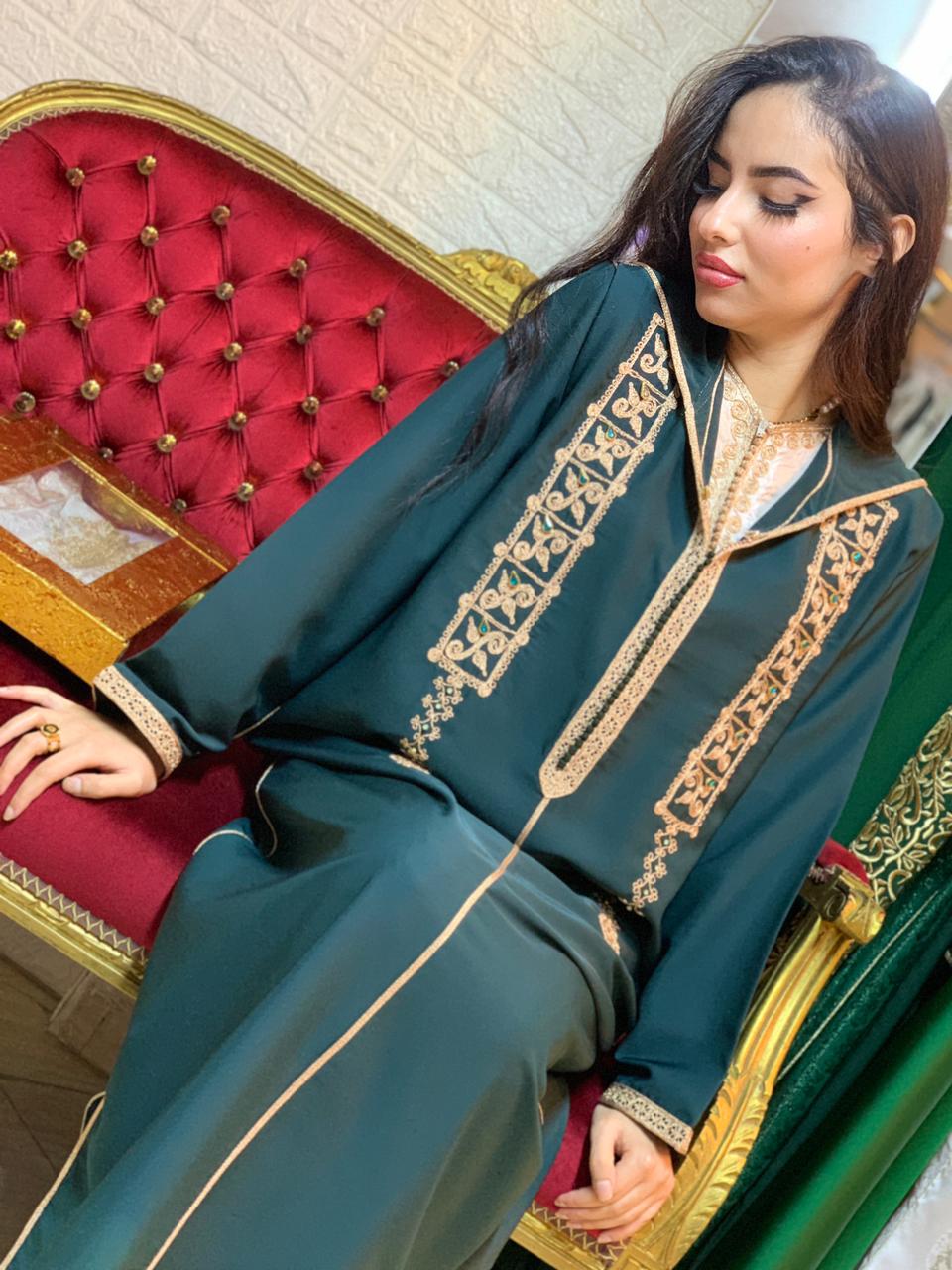 djellaba Marocain haute couture Alchimille