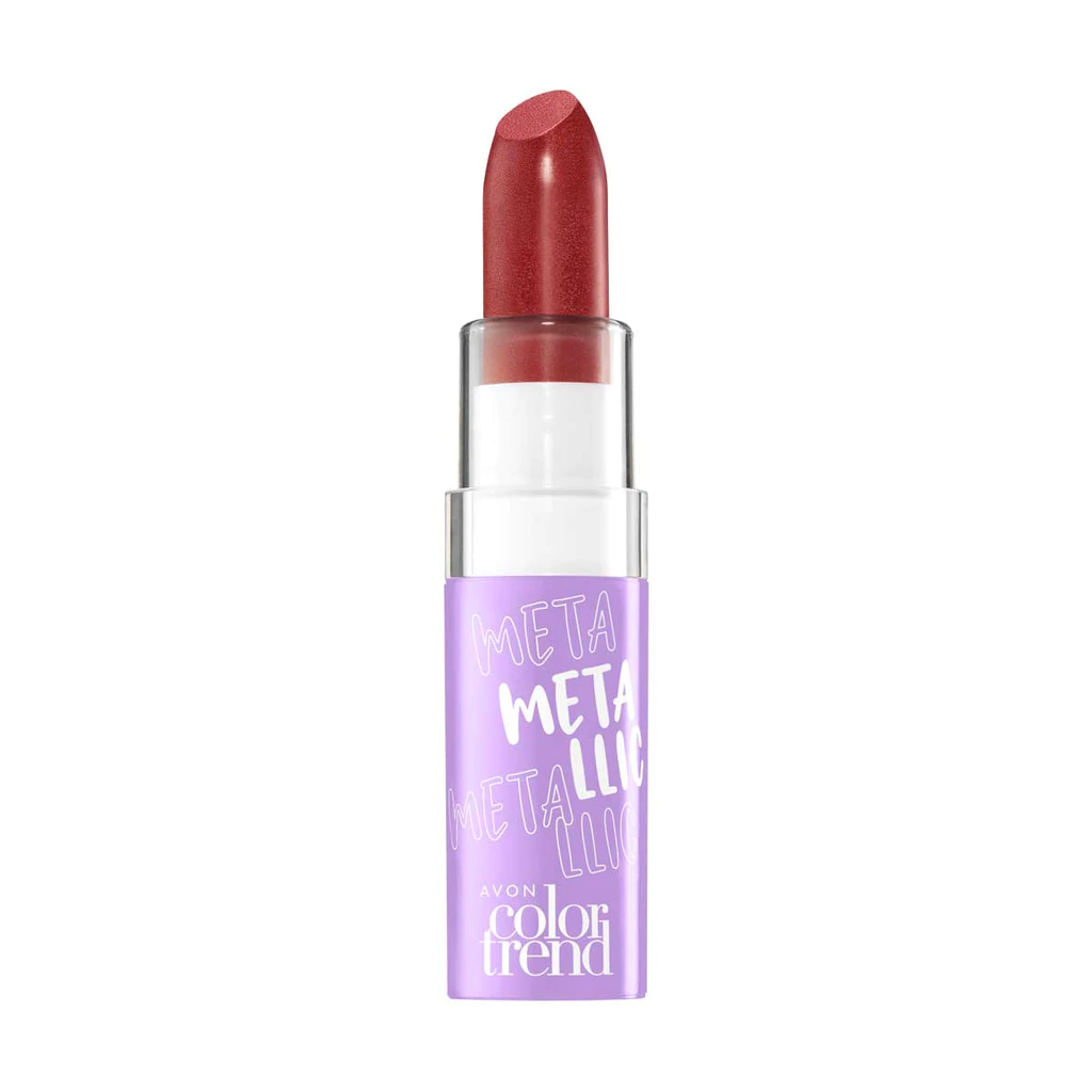Color Trend Rouge à lèvres effet métallique 3.6gr, Metallic Coral