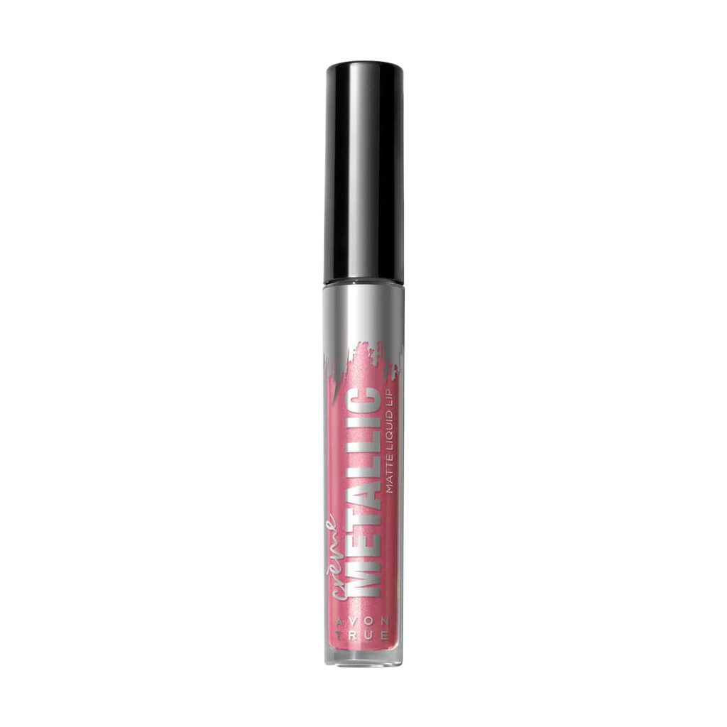 Avon True Crème Metallic Matte Liquid Lip 3ml, Pink