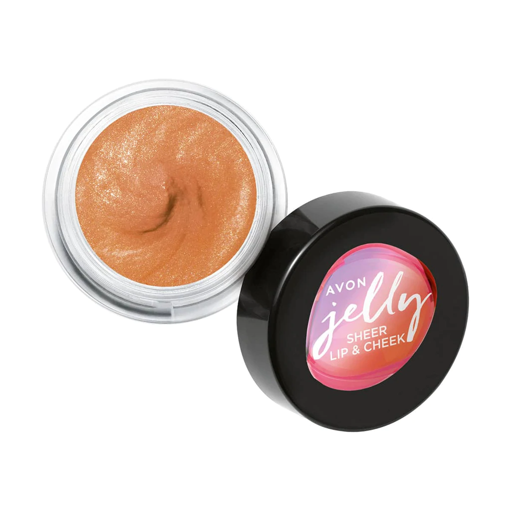 Avon Jelly Extra-fin Lèvres et Joues 5ml, Plump Peach