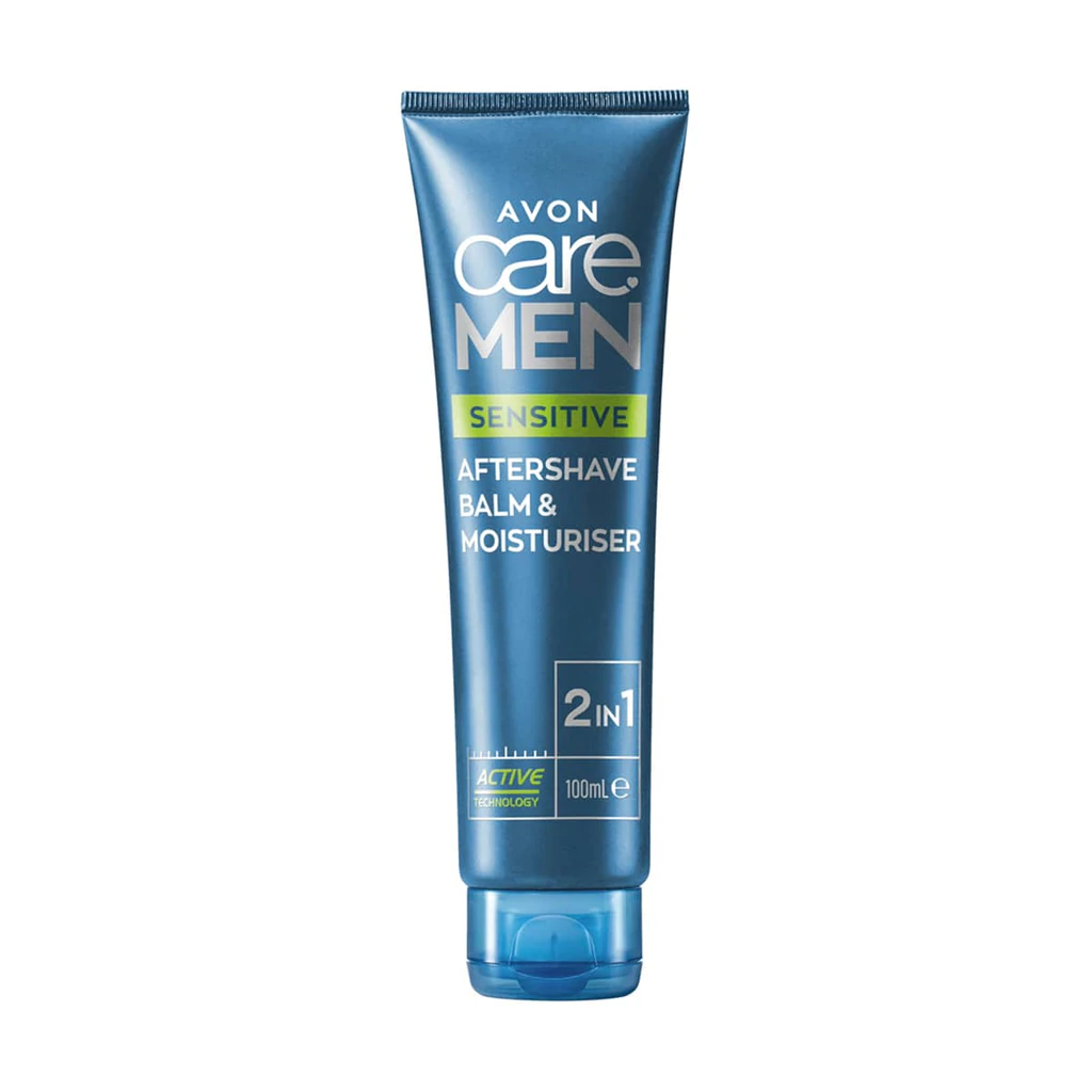 Avon Care Men Sensitive 2 en 1 Baume Après-rasage et Soin Hydratant 100ml