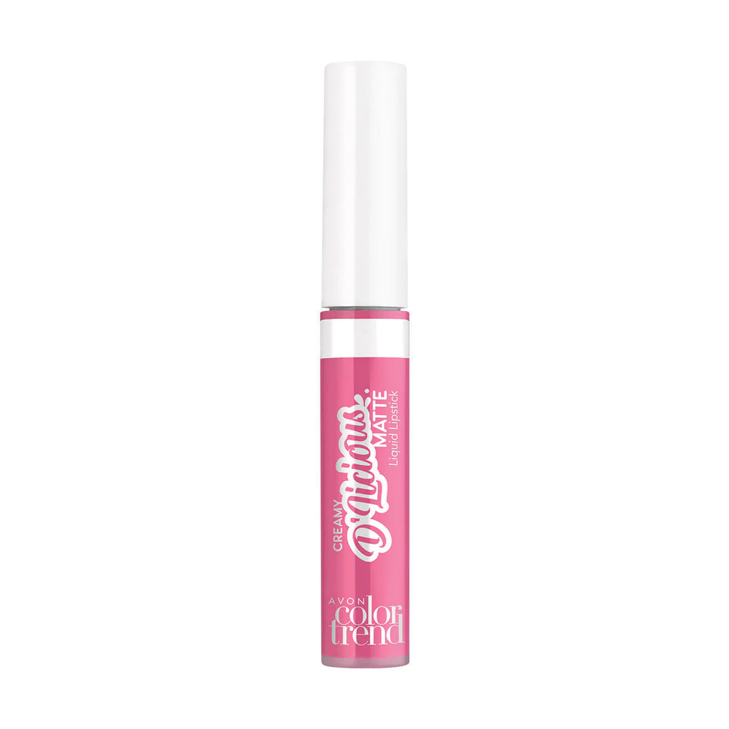 Color Trend D’Licious Creamy Matte Rouge à Lèvres Liquide Mat 5ml., Pink Tart