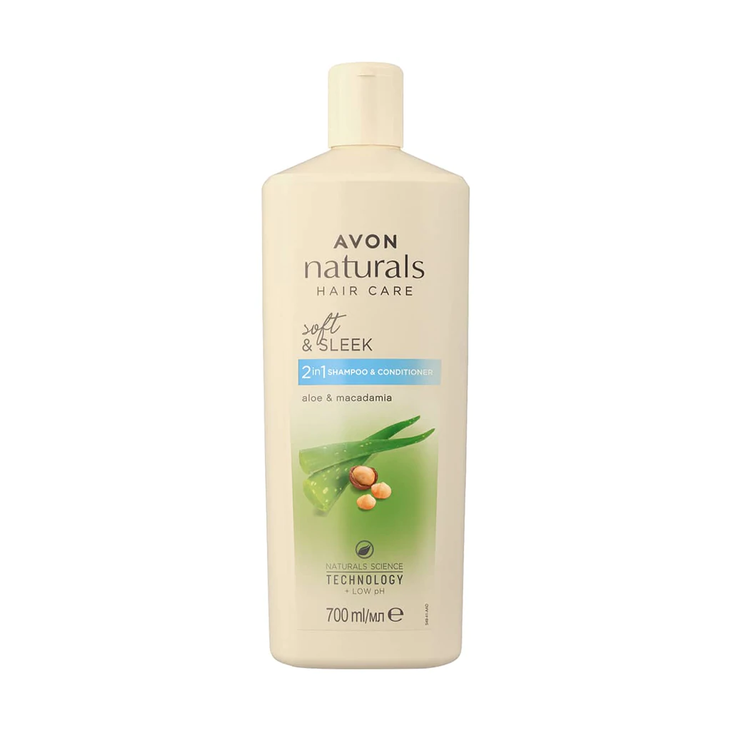 Naturals Shampoing 700ml. , Aloe & Macadamia 2in1 Shampoing et Après Shampoing