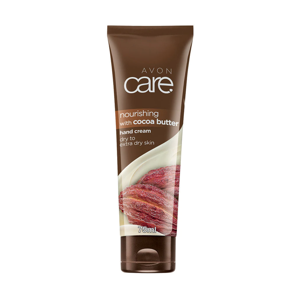 Avon Care Crème pour les Mains 75ml. Nourissante au Beurre de Cacao