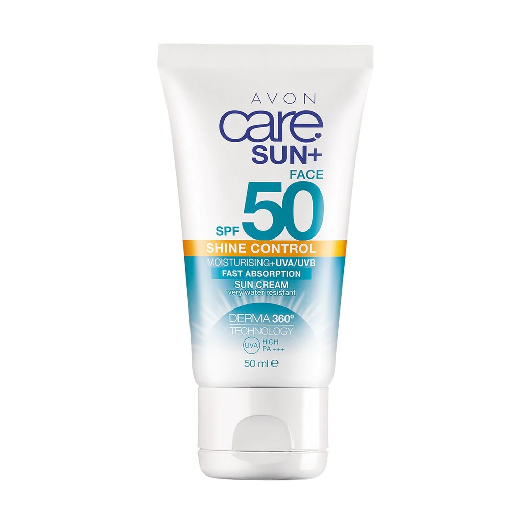 Avon Care Sun+ Crême solaire Hydratante pour le Visage SPF 50 50ml.