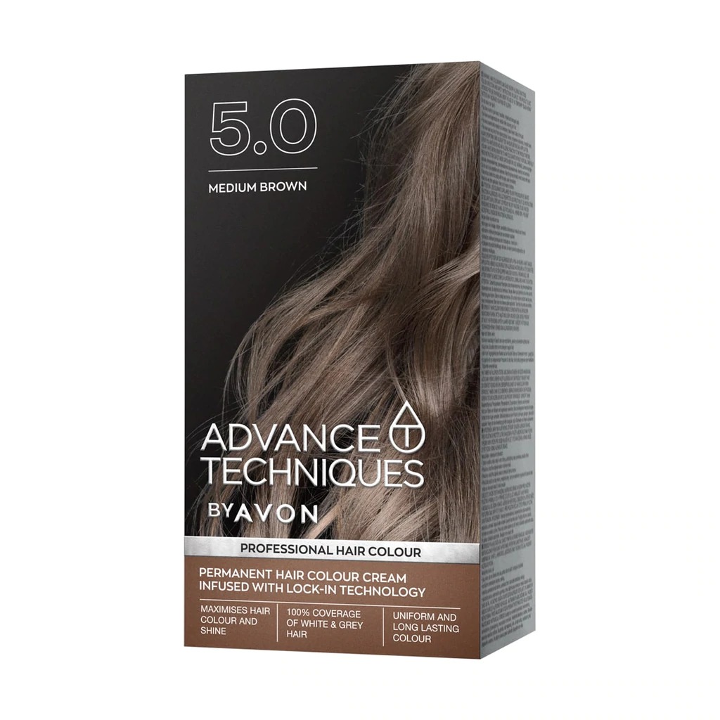 Crème colorante permanente pour cheveux 400ml., 5.0 Medium Brown