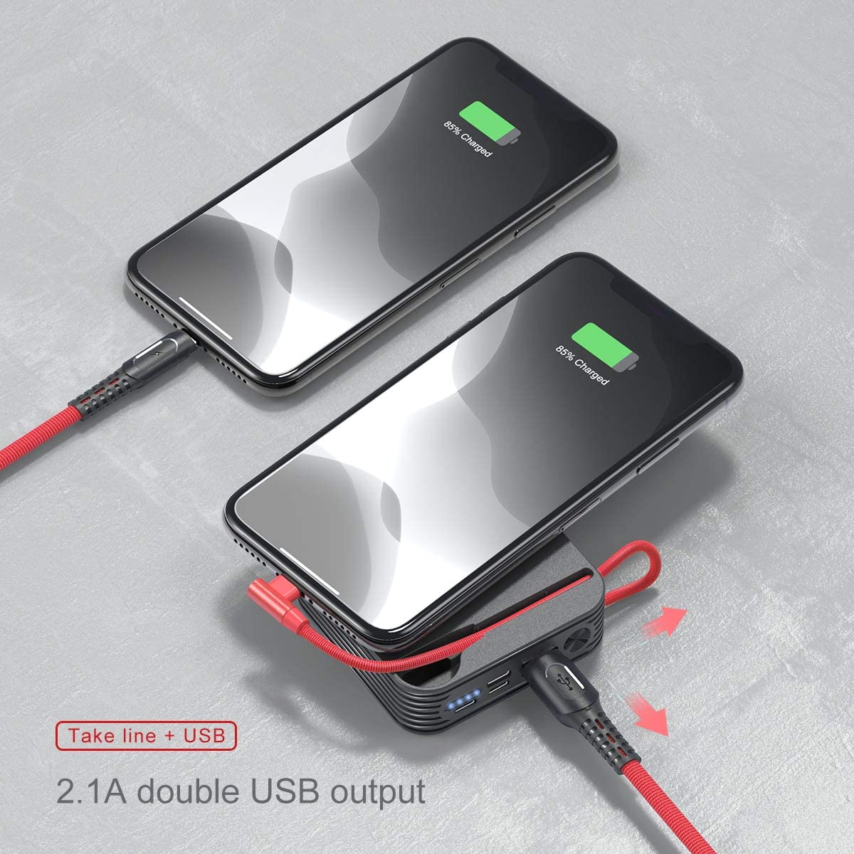 KonfuLon Powerbank A5 10000mAh Come with charging Cable