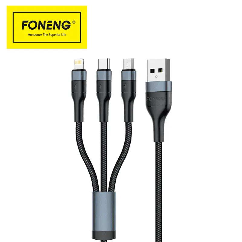 FONENG Cable de charge FAST 3 in 1 *51