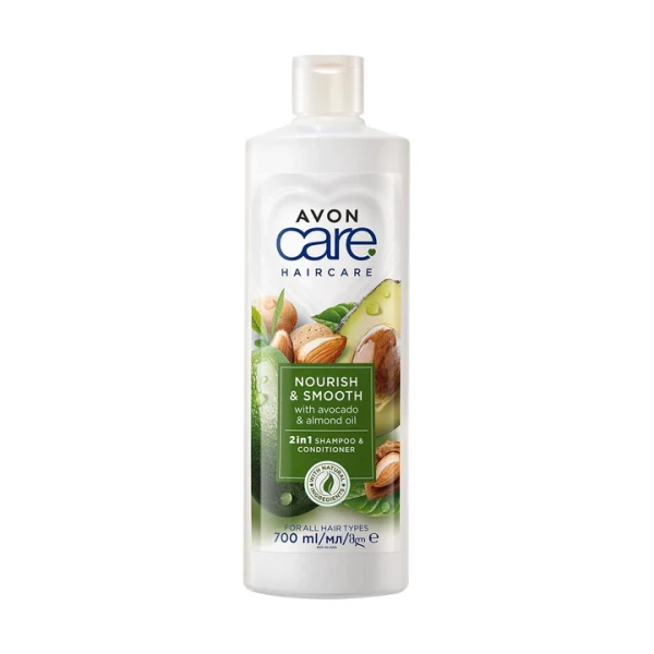 Avon Care Avocado & Almond Oil 2 in 1 Shampoo & Conditioner